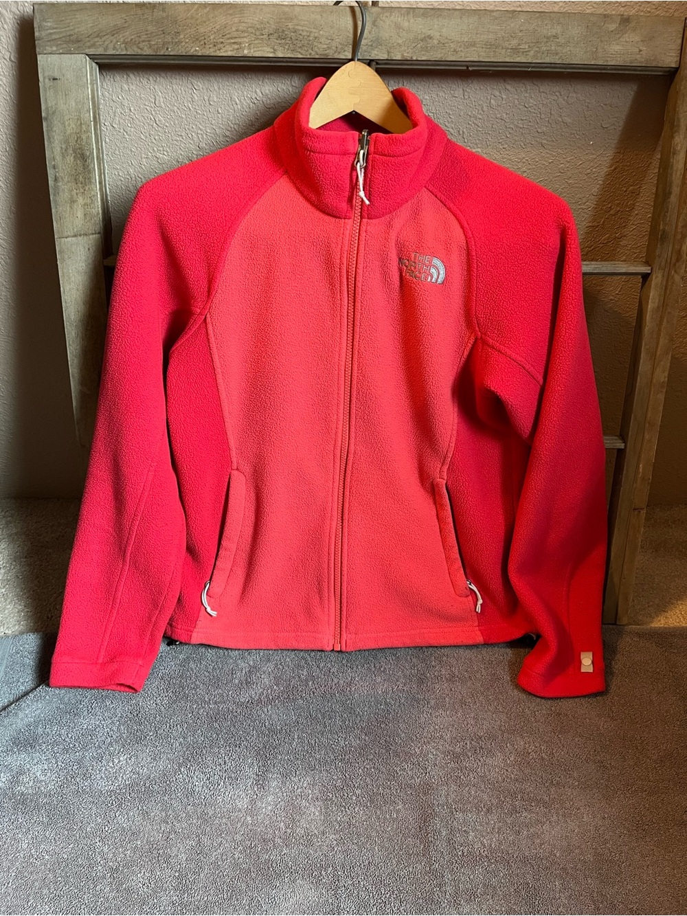 The North Face womans Pink Fleece Jacket